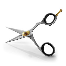 Professional Mustache Beard Trimming Scissors - 5.5" High Carbon Stainless