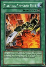 1x (NM) Machina Armored Unit -  SDMM-EN021  - Common - 1st Edition  YuGiOh
