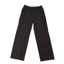 Aramark Mens Cargo Work Pants Charcoal Gray Utility Trousers 36x34 L239289