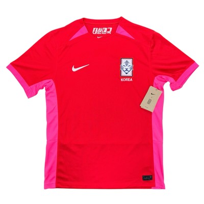 Nike South Korea Pink Red Soccer Jersey, Size Medium FN5606-679