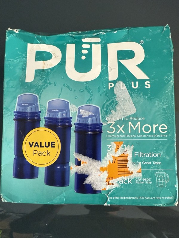 PUR Water Filter Pitcher CRF-95OZ Replacement 3-Pack