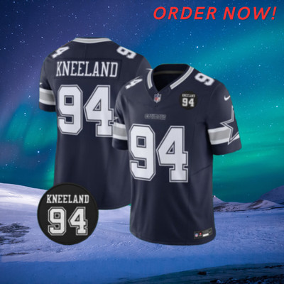 Marshawn Kneeland #94 Cowboys Navy 2025 Kneeland Stitched jersey "All