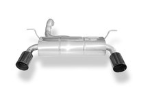 FOX Duplex Sportauspuff re li je 1x100mm schwarz für Jeep Wrangler IV JL 2.0l