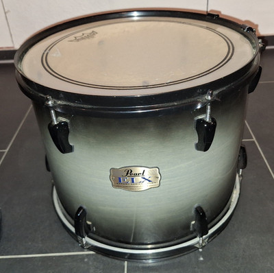 Pearl Export ELX 14x11 TomTom lackiert in BLACK BURST + Tasche, I.S.S. Halterung