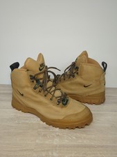 Vintage Nike ACG Suede Tan Women's Hiking Boots Size 9