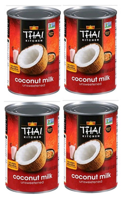Thai Kitchen COCONUT MILK FOR COOKING BAKING BEVERAGES  4 CANS-13.66 OZ.