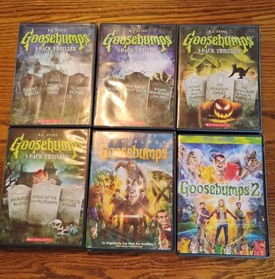 6 Goosebumps DVD Sets, 4 Three Packs & Two Feature Films