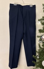 MEN'S AIR FORCE USAF SERVICE UNIFORM BLUE 1620 PANTS Spartacus Polywool 35 waist
