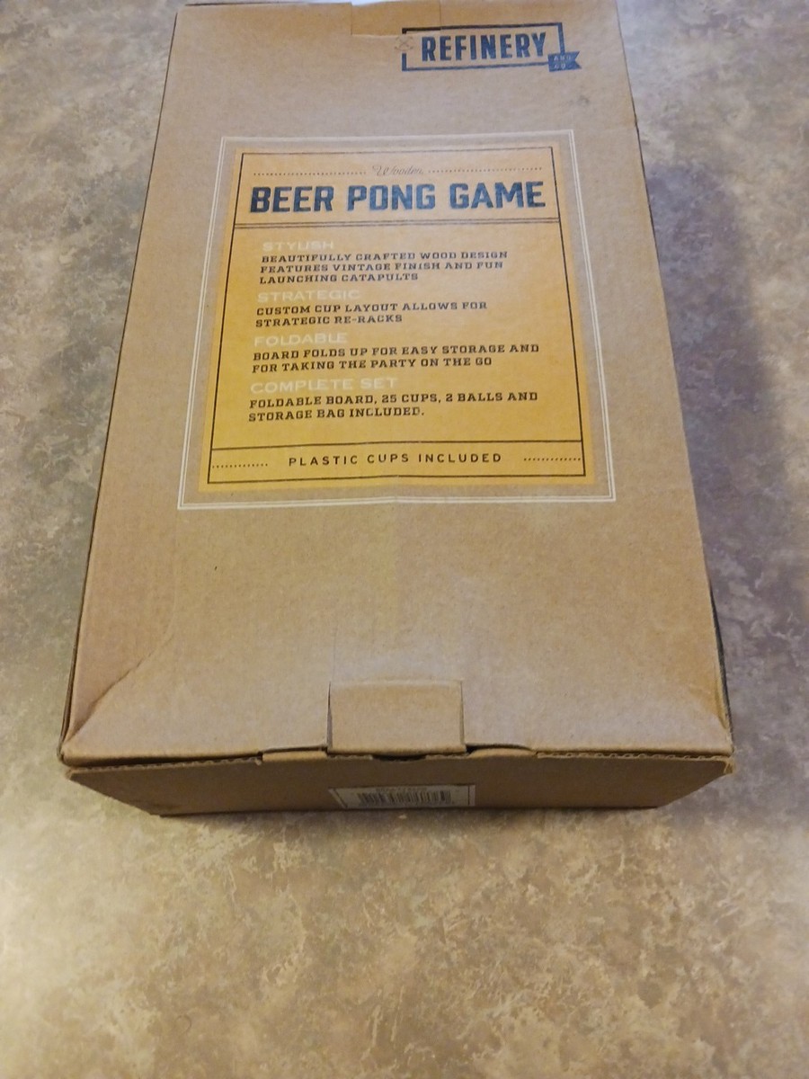 Jeu à boire Beer Pong avec planche