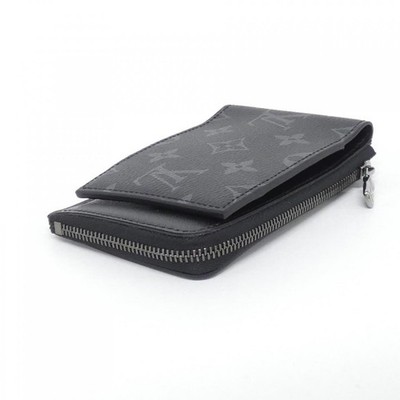 【レアモデル】Louis Vuitton Monogram Eclipse Authentic Louis Vuitton Monogram Eclipse Hybrid Wallet M81568