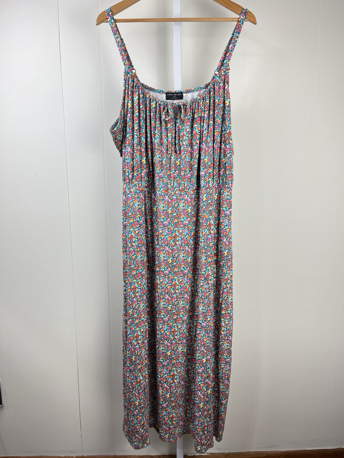 Lane Bryant Dress Womens 30/32 Ditzy Floral Flower Sun Summer