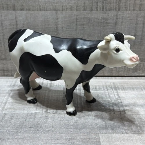 Vintage Plastic 1995 Tonka Farms Playset Toy Cow Free Shipping