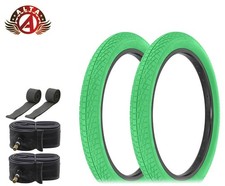 ALTA 20x2.40” Green Street Park BMX Tires – Semi-Slick Grip Freestyle Bikes 6pc.