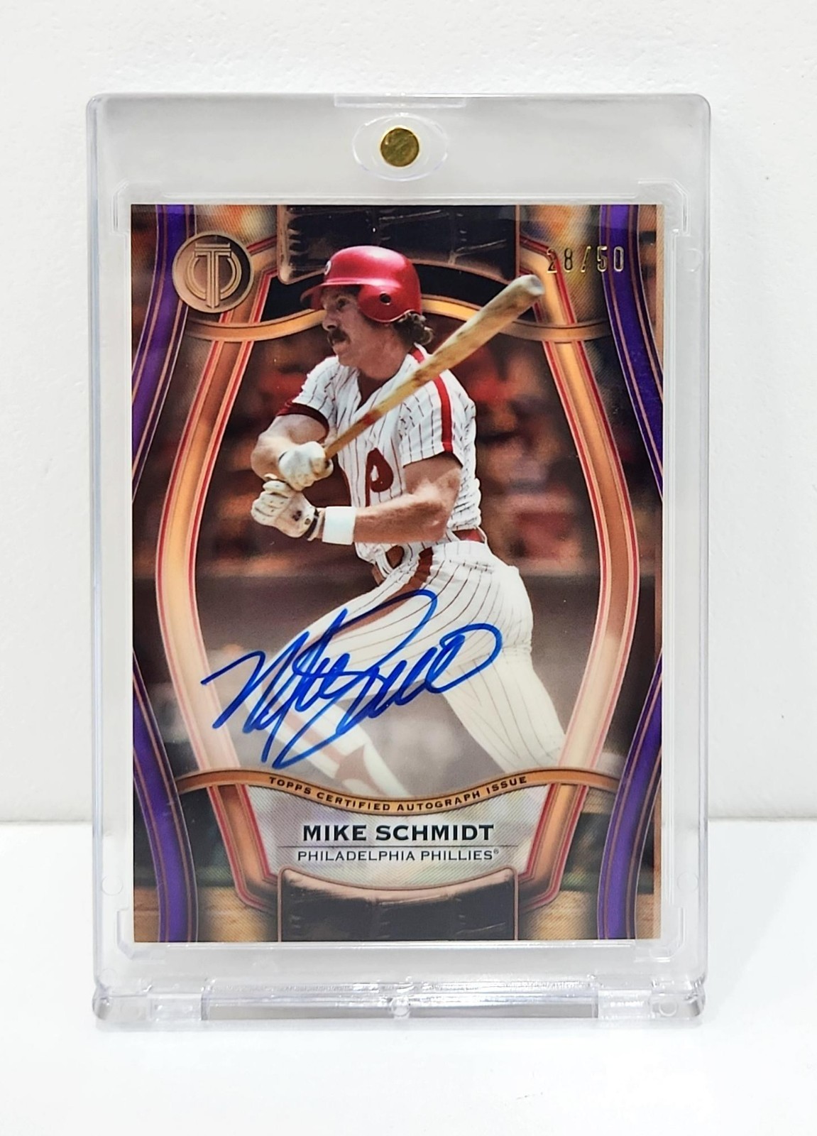 Mike Schmidt 2025 TOPPS TRIBUTE Pillars of the Game AUTO AUTOGRAPH /50 HOF