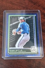 2025 Panini Donruss - Optic Bobby Witt Jr. #27 Blue Velocity Prizm
