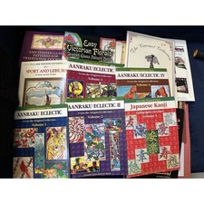 Stained Glass Pattern Design Book Lot Of 100 Plus PB Books VTG