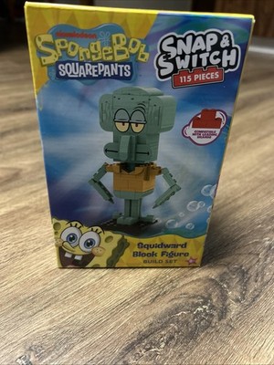 Spongebob Squarepants Squidward Snap & Switch Block Figure Building Set 6+ NEW