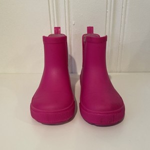 Gap 5/6T Rain Boots Pink Toddler Chelsea