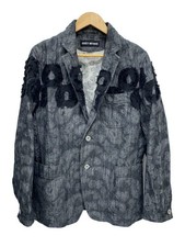 ISSEY MIYAKE Paisley Denim Tailored Jacket Indigo Size 3 Men's ME11FD057