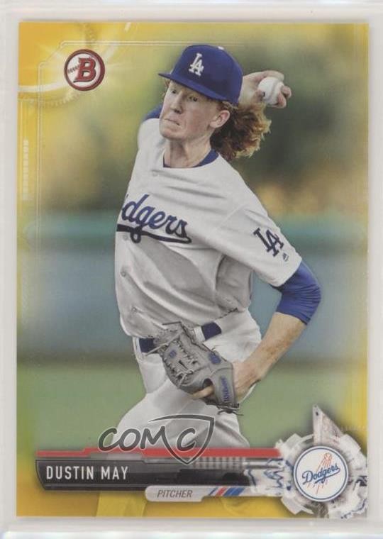 2017 Bowman Prospects Retail Yellow Dustin May #BP21 0b3