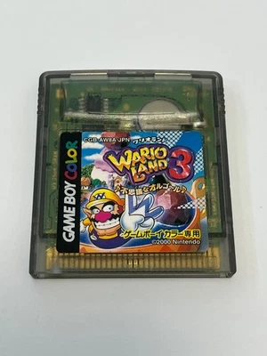 Nintendo Game Boy Color Wario Land 3 Authentic Japan CGB-AW8A-JPN getestet funktioniert - Bild 1 von 4