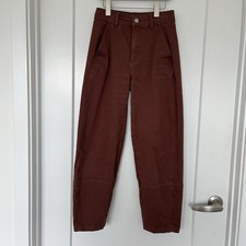 Everlane Utility Barrel Trousers Rosewood 00R Excellent Condition