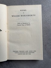 Wordsworth’s Poems - Thomas Nelson & Sons - Intro by Viscount Grey of Fallodon