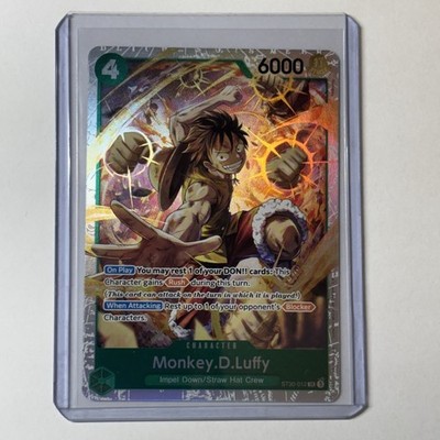 Bandai One Piece Card Game ST30: Monkey D. Luffy ST30-012 SR Foil