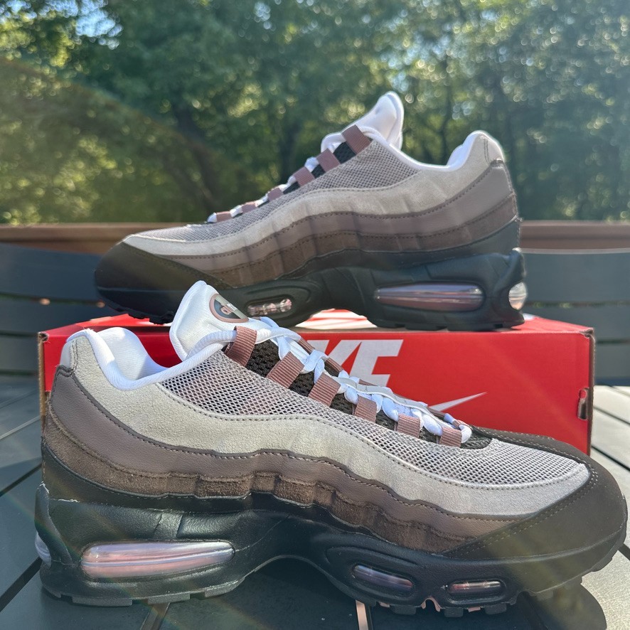 Size 11.5 W/ 10 M- Nike Air Max 95 OG Velvet Brown Grey IB6396-200