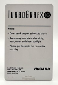 Vigilante (TurboGrafx-16) HuCard, Case & Manual - Tested