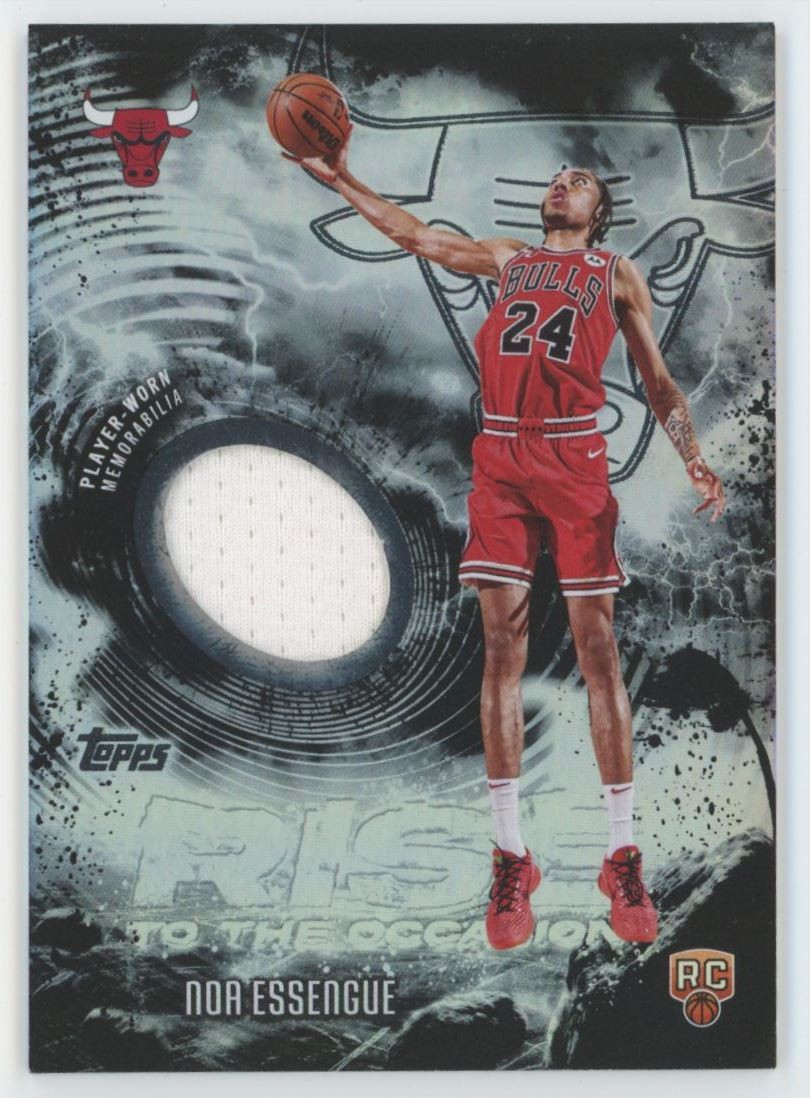 2025-26 Topps Rise to the Occasion Rainbow Noa Essengue Rookie Patch #RTO-NE C68