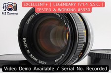 [EXC+] Canon FD 50mm f/1.4 S.S.C. MF Standard Prime Objektiv für FD Mount Japan