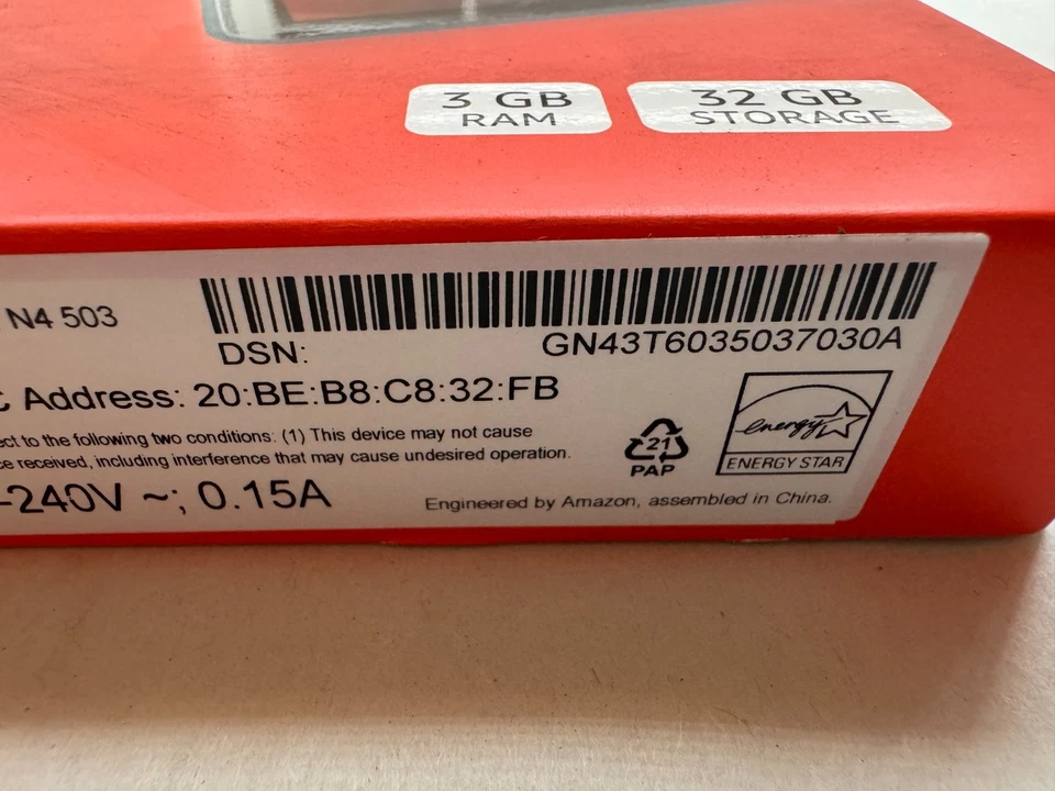 Amazon Fire HD 8 -12TH GEN 2024 EMERALD 3GB 32GB, Wi-Fi, 8" DISPLAY - NEW IN BOX - Image 4 of 4