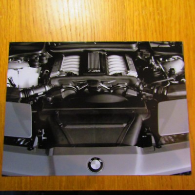 BMW E31 8er 850CSi 850 CSi 5.6 V12 Motor B&W Pressefoto Foto 1992 1993