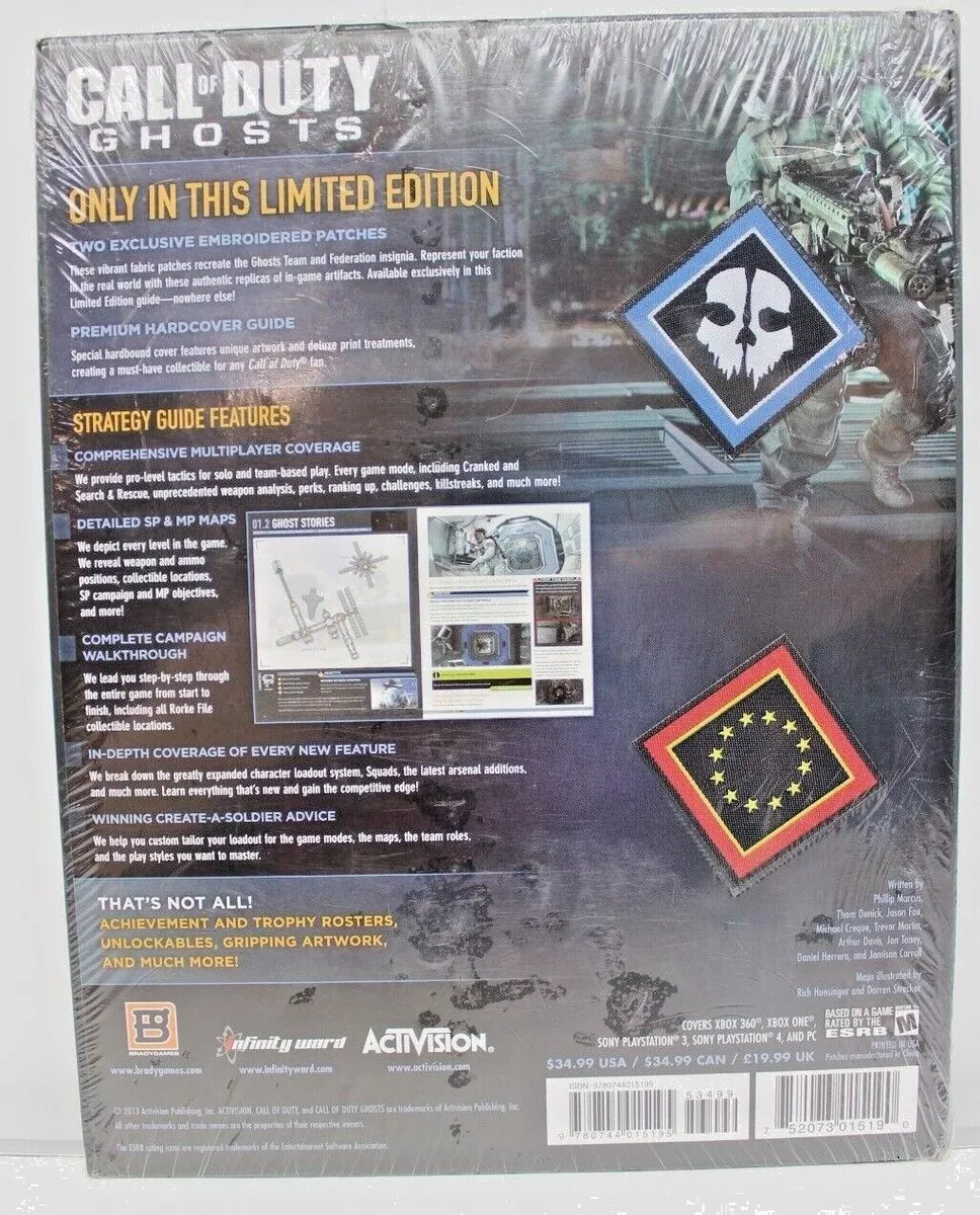 Call of Duty: Ghosts Limited Edition Strategy Guide - BradyGames:  9780744015195 - AbeBooks