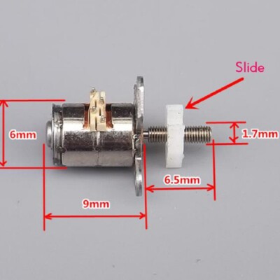 L38 / 1 Stk.  Mini Micro Motor Schrittmotor 2 Phase  Stepper Motor 3 - 5V DC