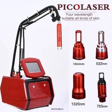 Laser 755 1320 1064 Picosecond Beauty Machine For Tattoo Eyebrow Wrinkle Removal