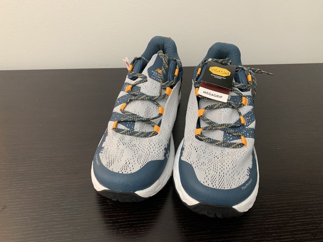 New Balance Mens Fresh Foam Hierro v5 Trail Shoes - Varsity Gold/ Blue –  Sole To Soul Footwear Inc.