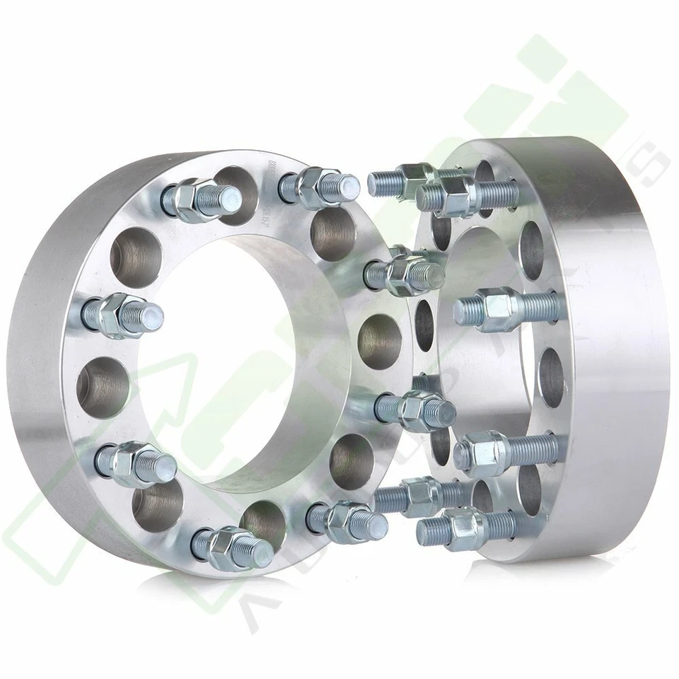 4P Wheel Spacers 8x6.5 to 8x180 2" Adapter For 1999-2004 Chevy Silverado 2500 - Image 2 of 4