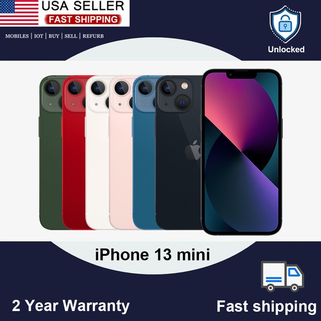 New in Sealed Box Apple iPhone 13 MINI A2481 128/256GB Factory Unlocked USA SHIP