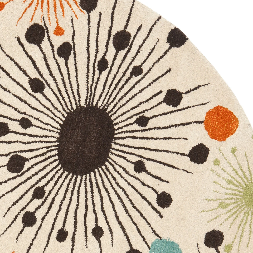 Шерстяной небольшой ковер цвета слоновой кости / Multi Safavieh Soho SOH747A - Изображение 3 из 3