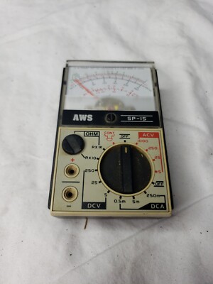 Vintage AWS SP-15 Analog Volt Ohms Meter A.W. Sperry Insturments Inc. 