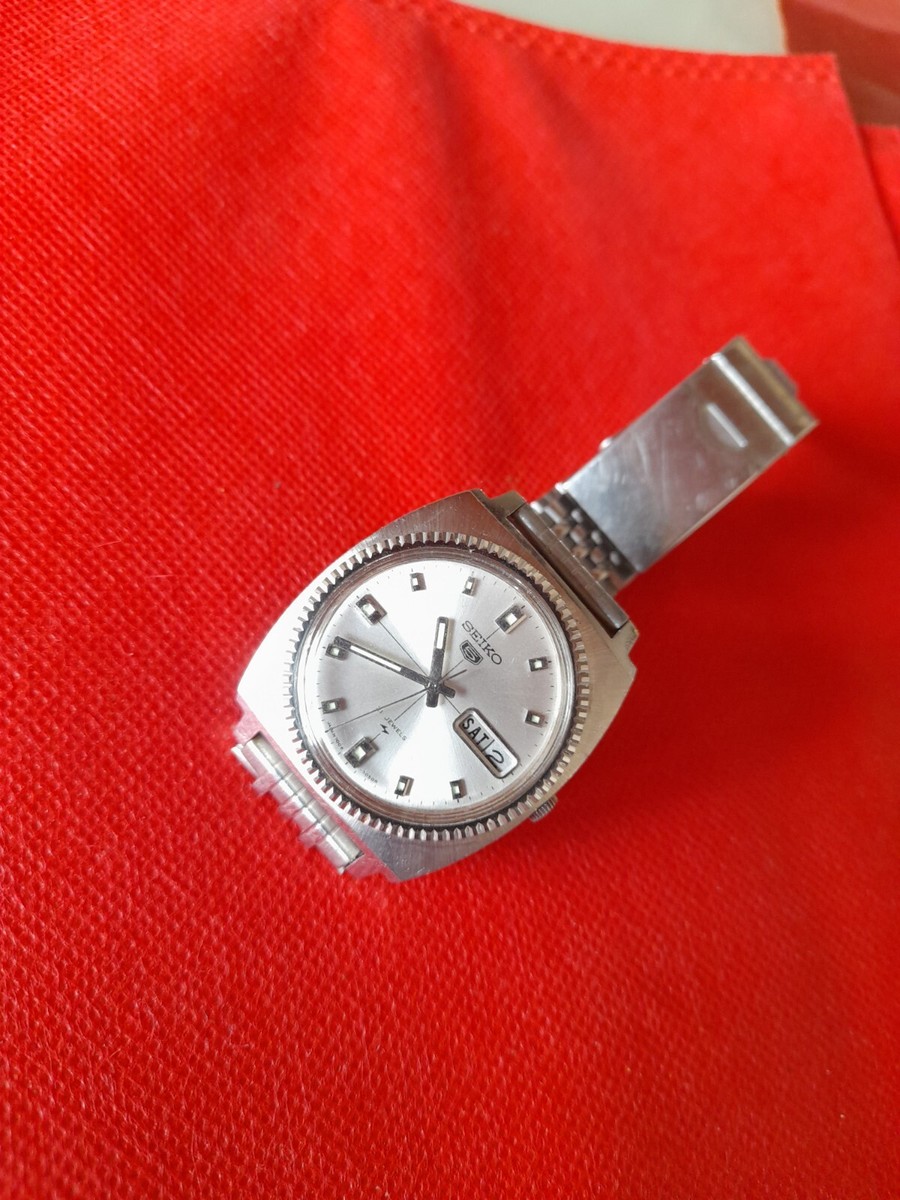 Rare Vintage Seiko 5 21J Automatic 7006-7012 Day Date Men Wrist