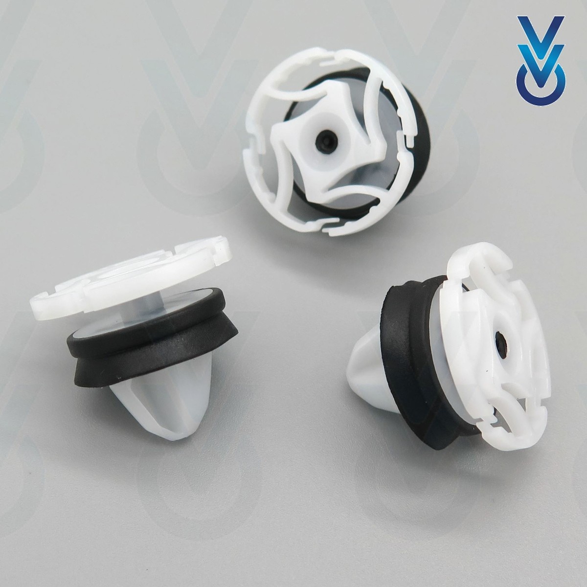 10x VVO® Peugeot Front Door Card Clips / Trim Panel Clips- 9345ZN