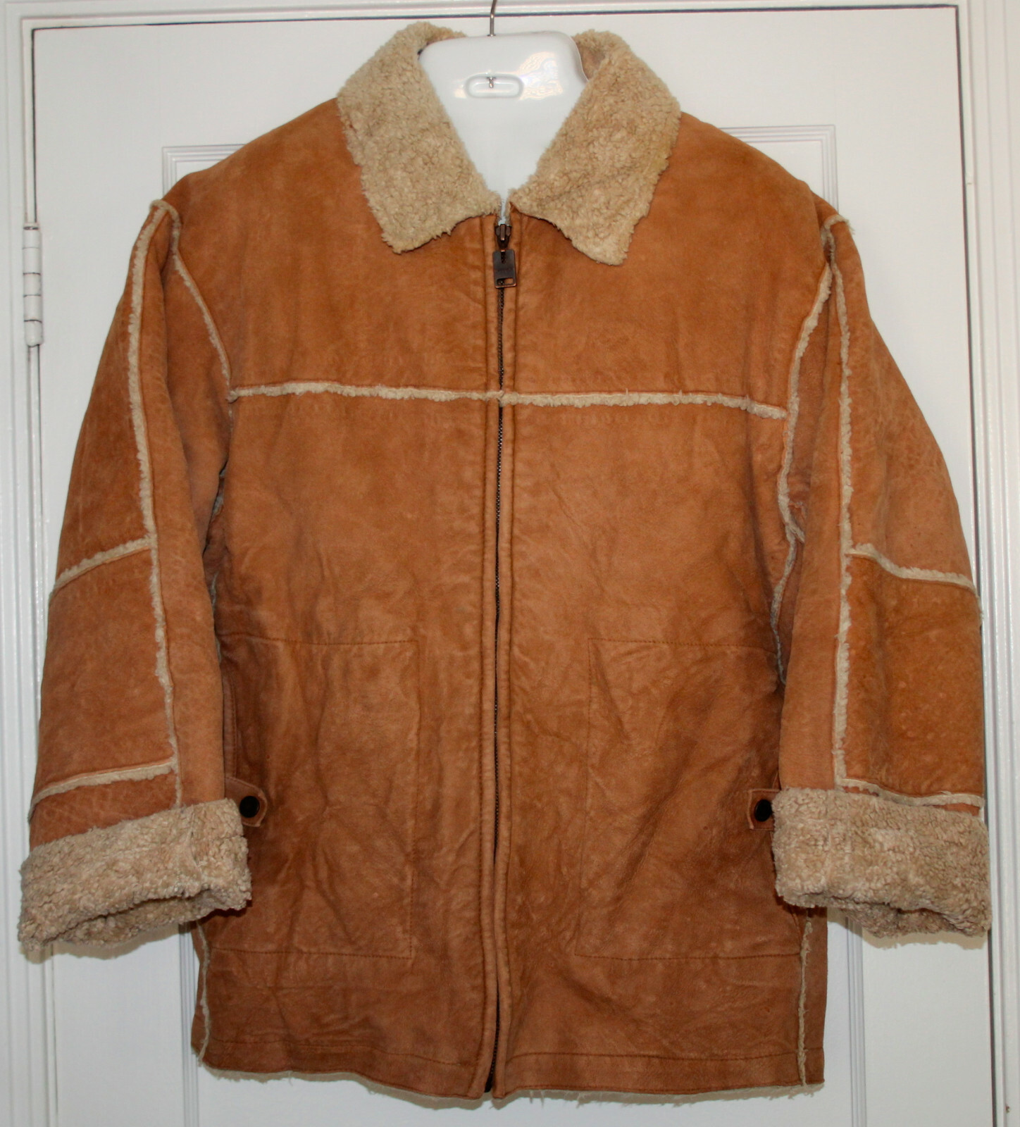 Beumer Jacket B-3 Style Genuine Suede Bomber Jacket Coat Mens M WIL… - Gem