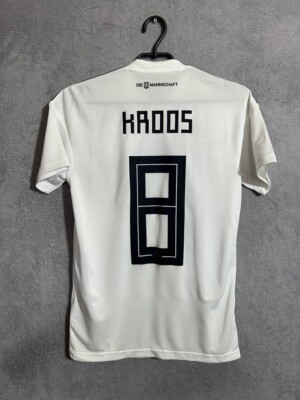 Kroos #8 Germany Team Jersey Home Football Soccer Shirt 2018 Adidas Mens Size L