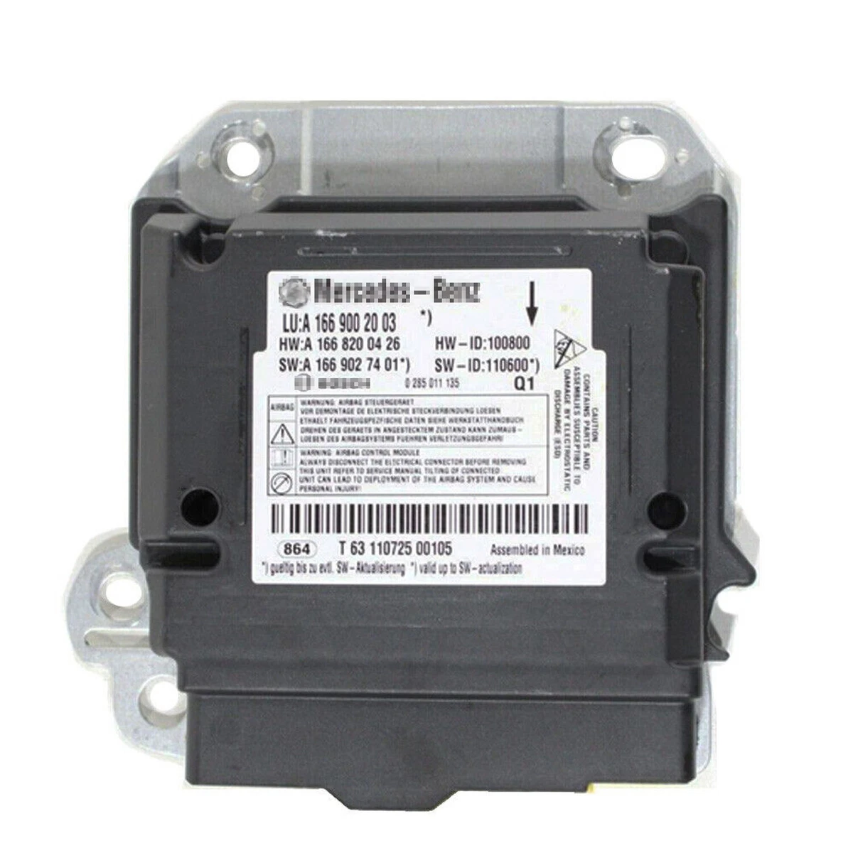 SRS MODULE UNIT FOR 2012-2015 MERCEDES GL ML CLASS OEM 1669002003  