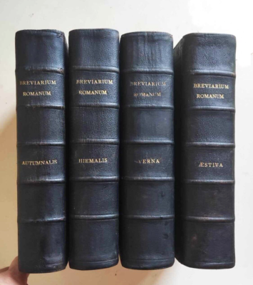 rar, Breviarium Romanum Vol I.-IV /Leather/ (1888, Ratisbonae