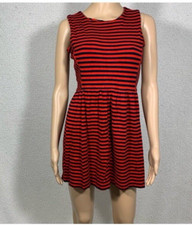 J. Crew Women's Sleeveless Ponte Striped Stretch Mini Dress Size Small