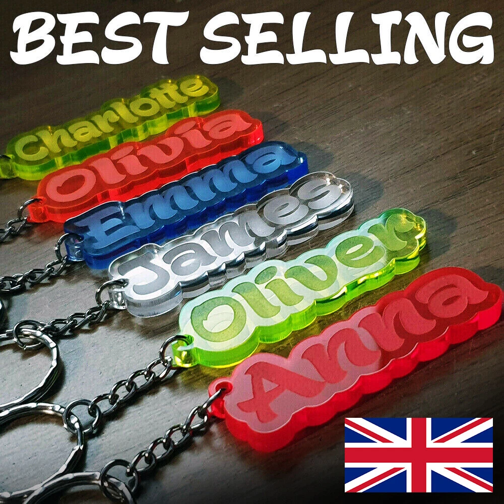 Personalized love shop keychain